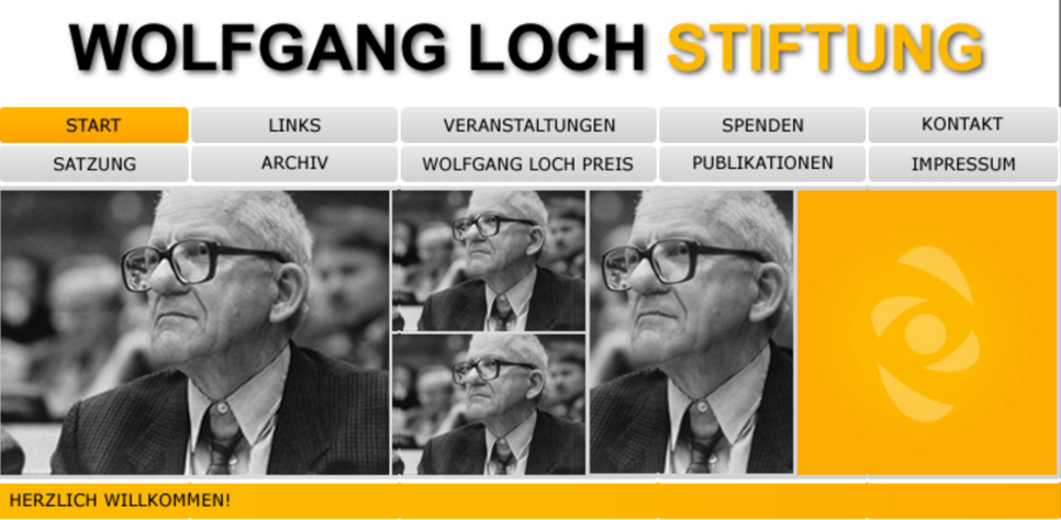 Zur Website der Wolfgang Loch Stiftung Zur Website der Wolfgang Loch Stiftung